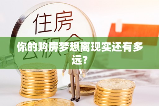 策勒你的购房梦想离现实还有多远？