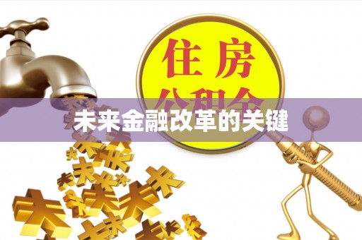 策勒未来金融改革的关键